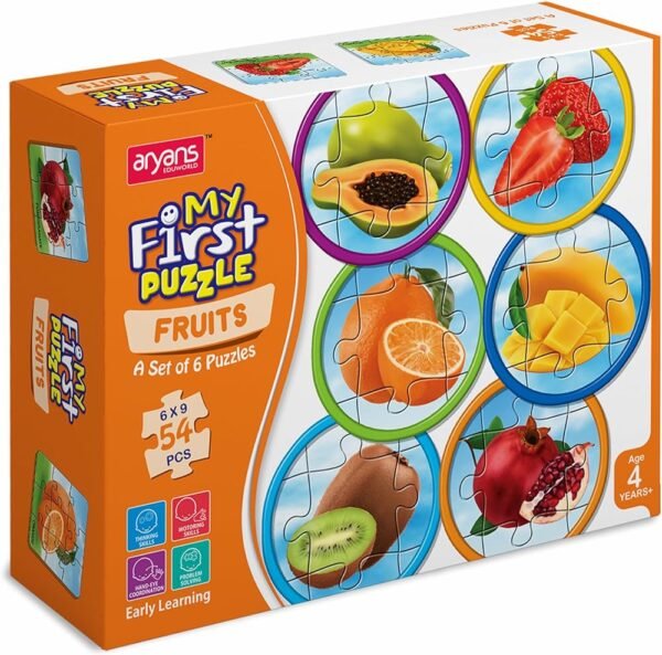 ARYANS-PRE SCHOOL PUZZLE-FRUITS 56 PCS