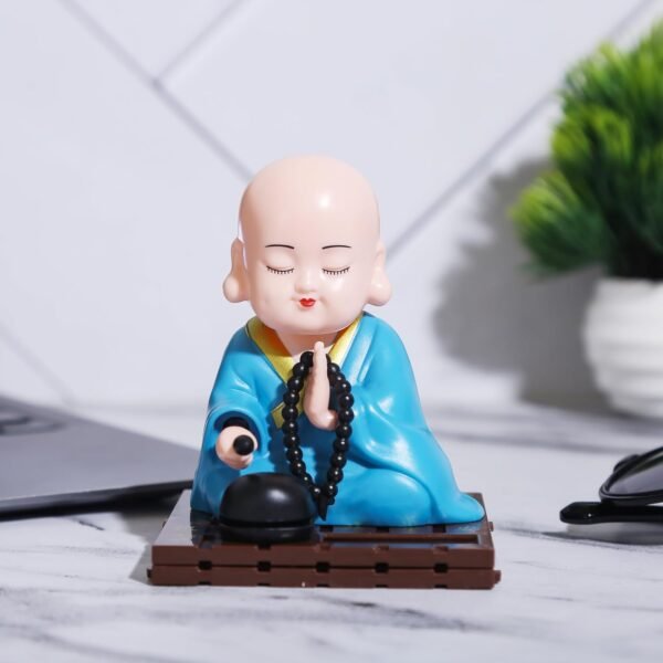 BUDDHA MONK SOLAR HEAD SHAKING-1PC