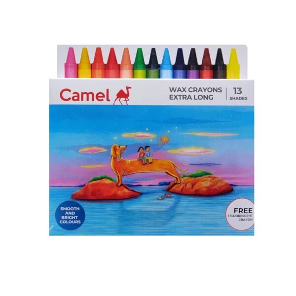 CRAYONS CAMEL-EXTRA LONG 13 SHADES