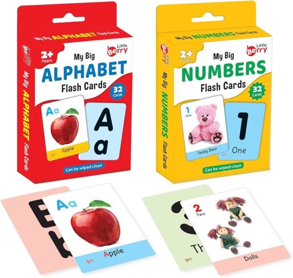 FLASH BOOKS ALPHABETS NUMBERS-1 BOOK