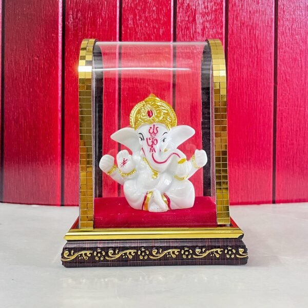 GOD STATUE-LORD GANESH GLASS BOX-1PC