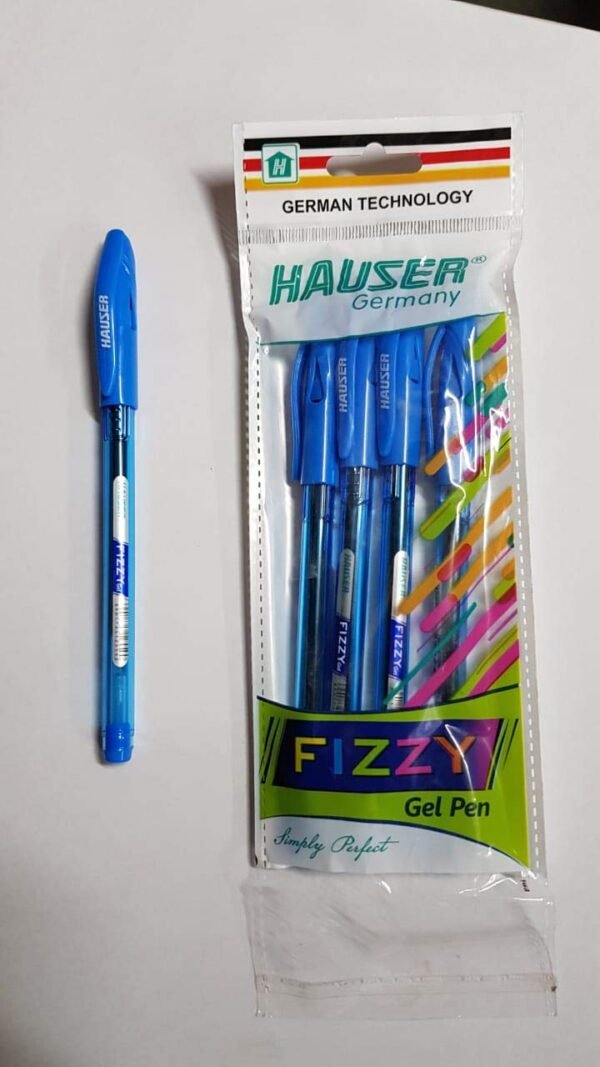 HAUSER GERMANY FIZZY BLUE GEL PEN - 10 nos