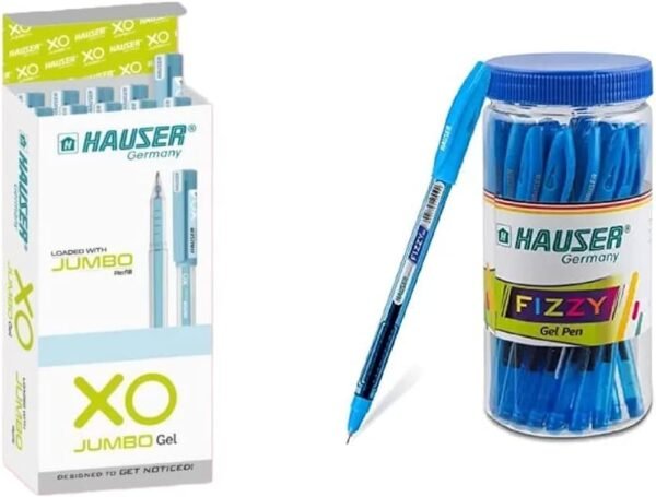 Hauser Germany XO JUMBO GEL PEN BULE- 5 NOS